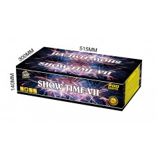 SHOWTIME VII (box) - kompaktní ohňostroj - kompakt 200 ran / 20 mm    