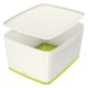 LEITZ Úložný box s víkem "MyBox" bílá-zelená velký
