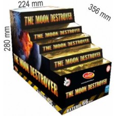 Pyrotechnika Kompaktní ohňostroj Moon Destroyer 66 ran/20,25,30,48mm